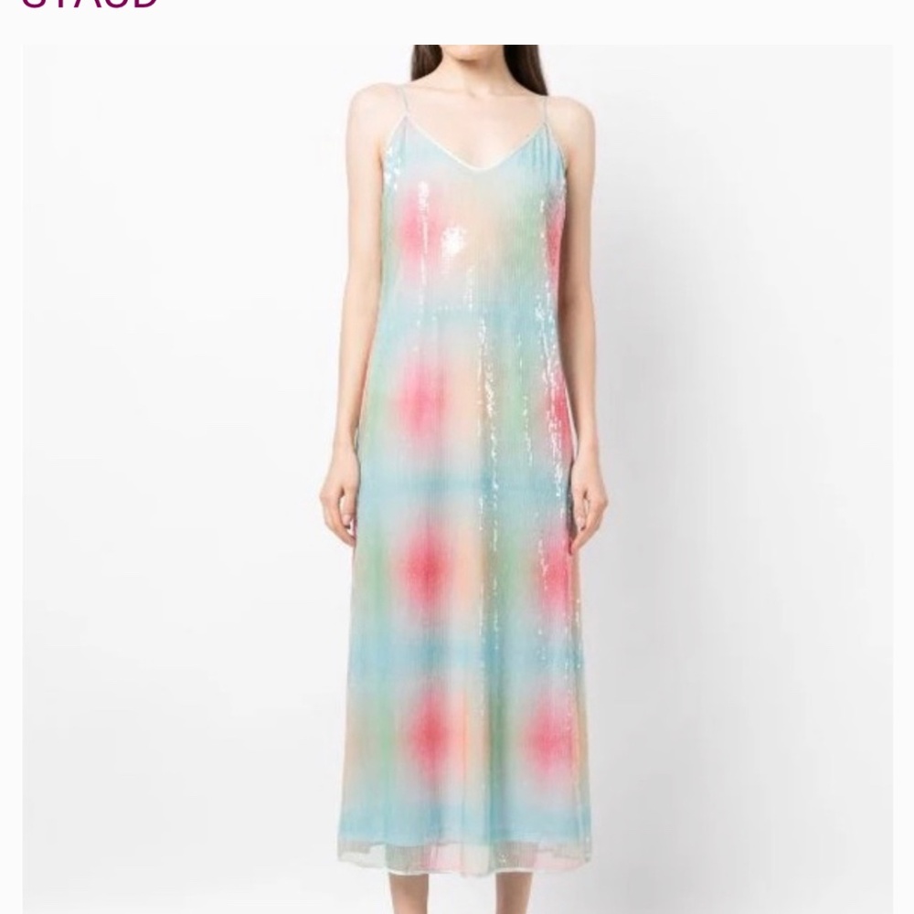 Staud Sequin Dress